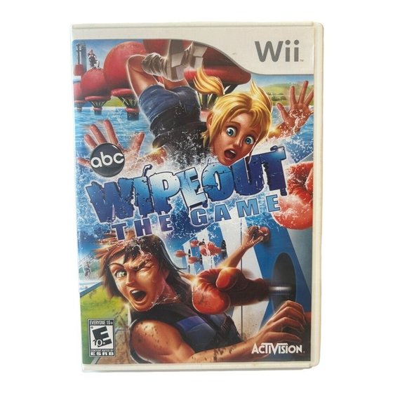 Wii - ABC Wipeout the Game Activision w/ Manual Rated E - Picture 1 of 3